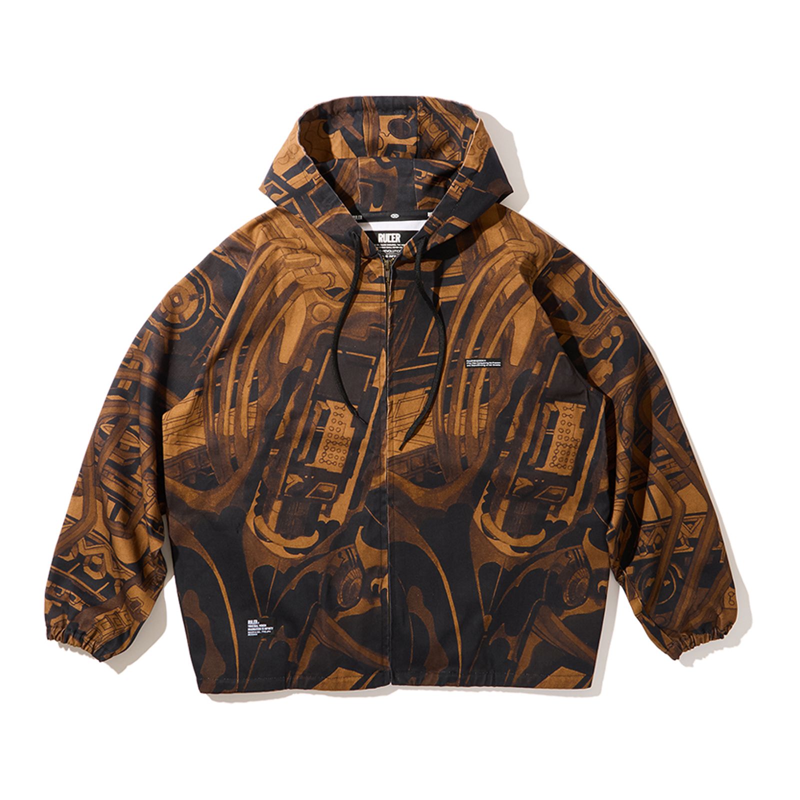 JK DRILL PARKER (BROWN, BLUE)