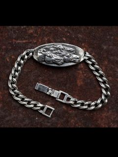HORSE PLATE BRACELET (SILVER925)