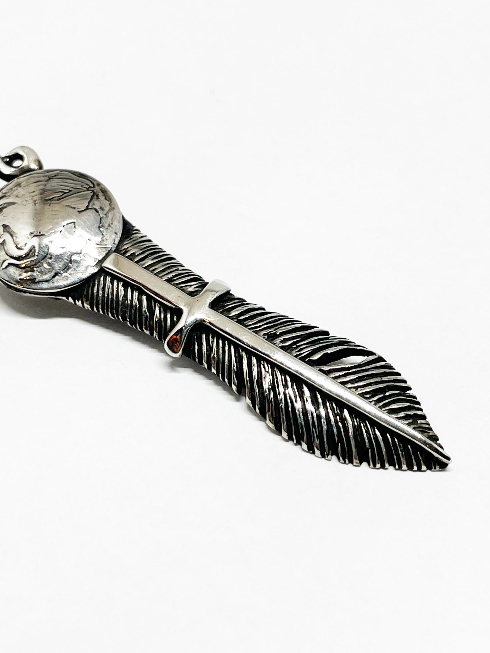 AGUILA MEXICANA FEATHER (SMALL) (SILVER925)