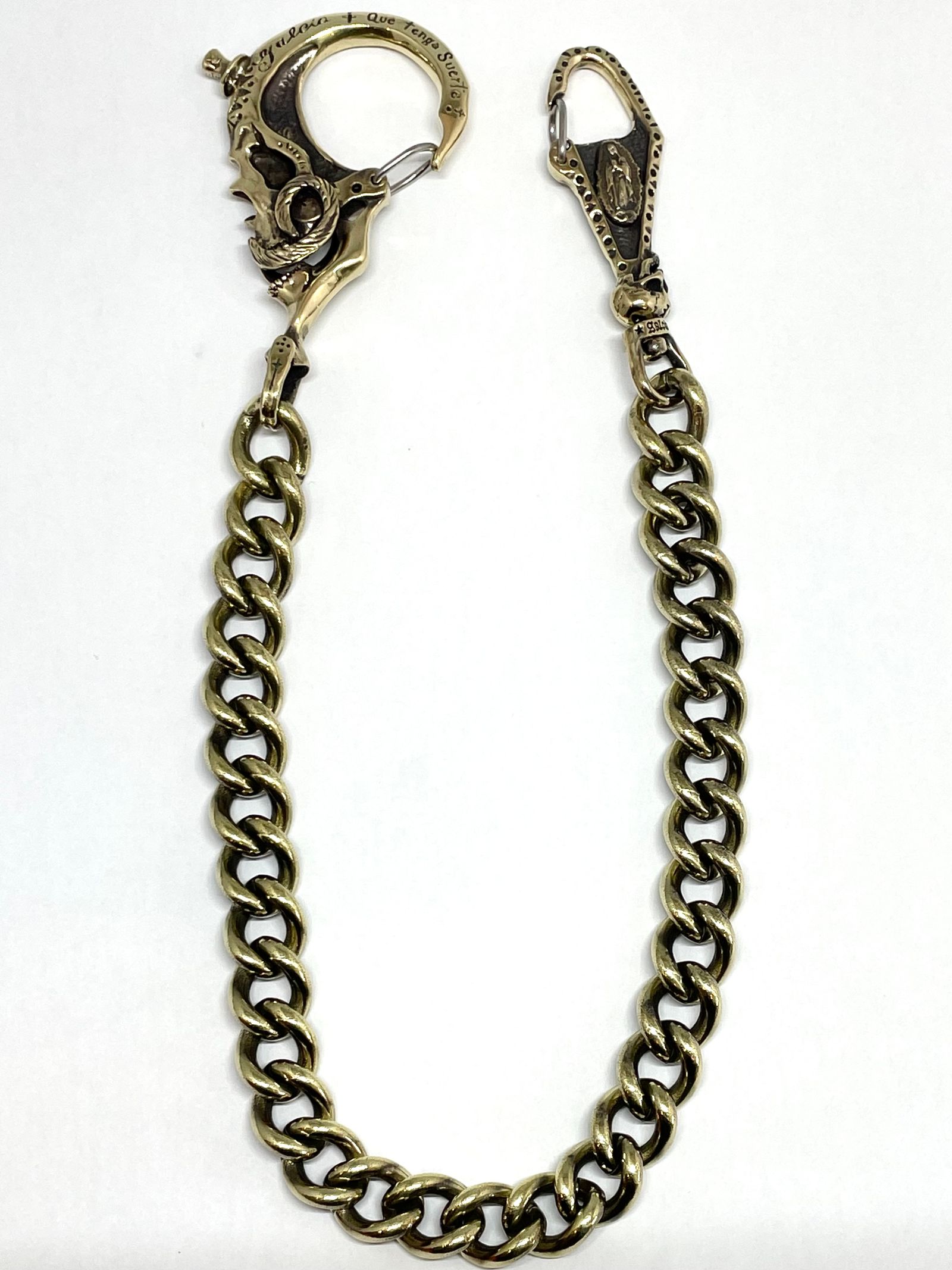 galcia - SKULL&COFFIN WALLET CHAIN (BRASS) | SKANDA