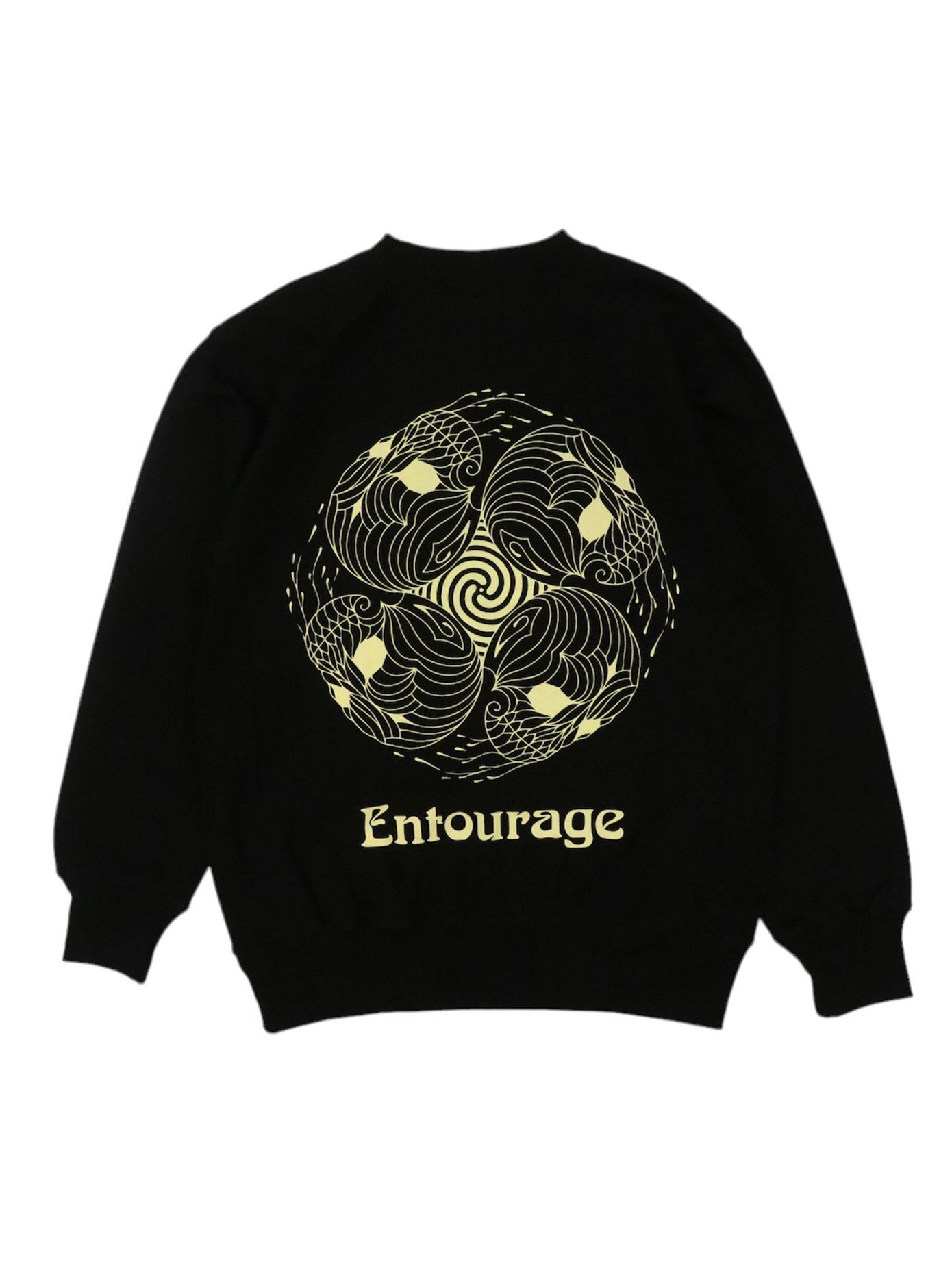 Entourage 12OZ CREW NECK SWEAT (BLACK)