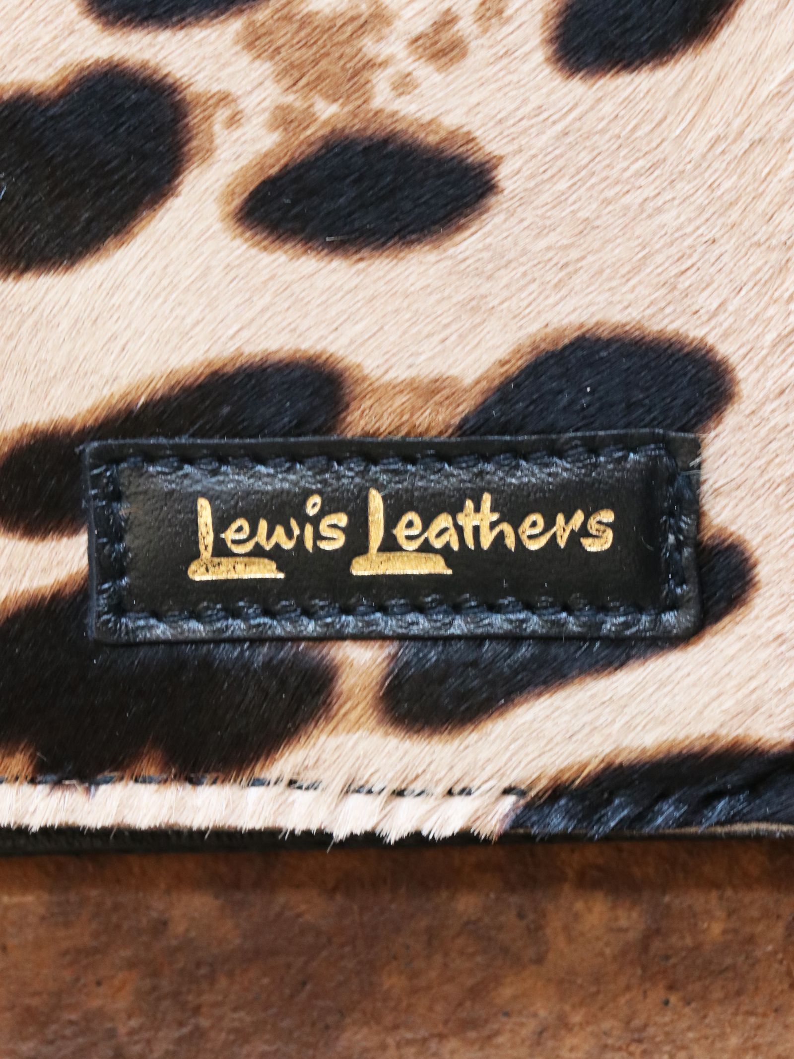 LEWIS LEATHERS CARD CASE (LEOPARD)