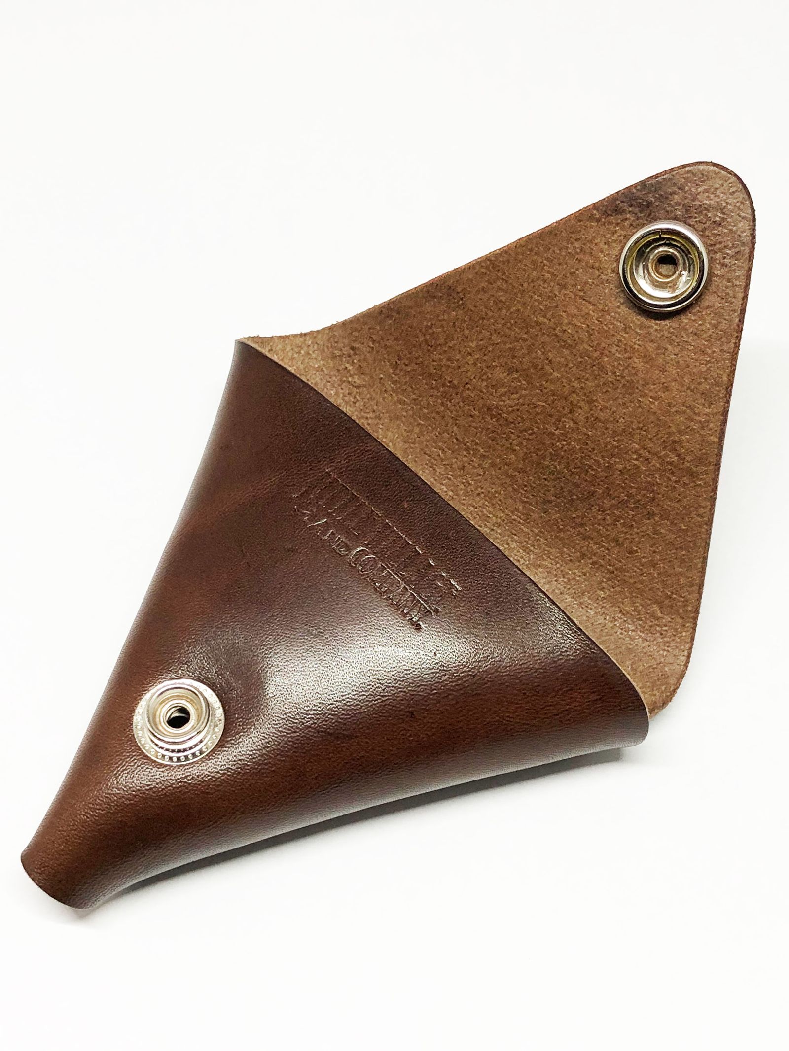 コインケース "ドリトス" (ブラウン×真鍮) / COIN CASE "DORITOS"(BROWN×BRASS)