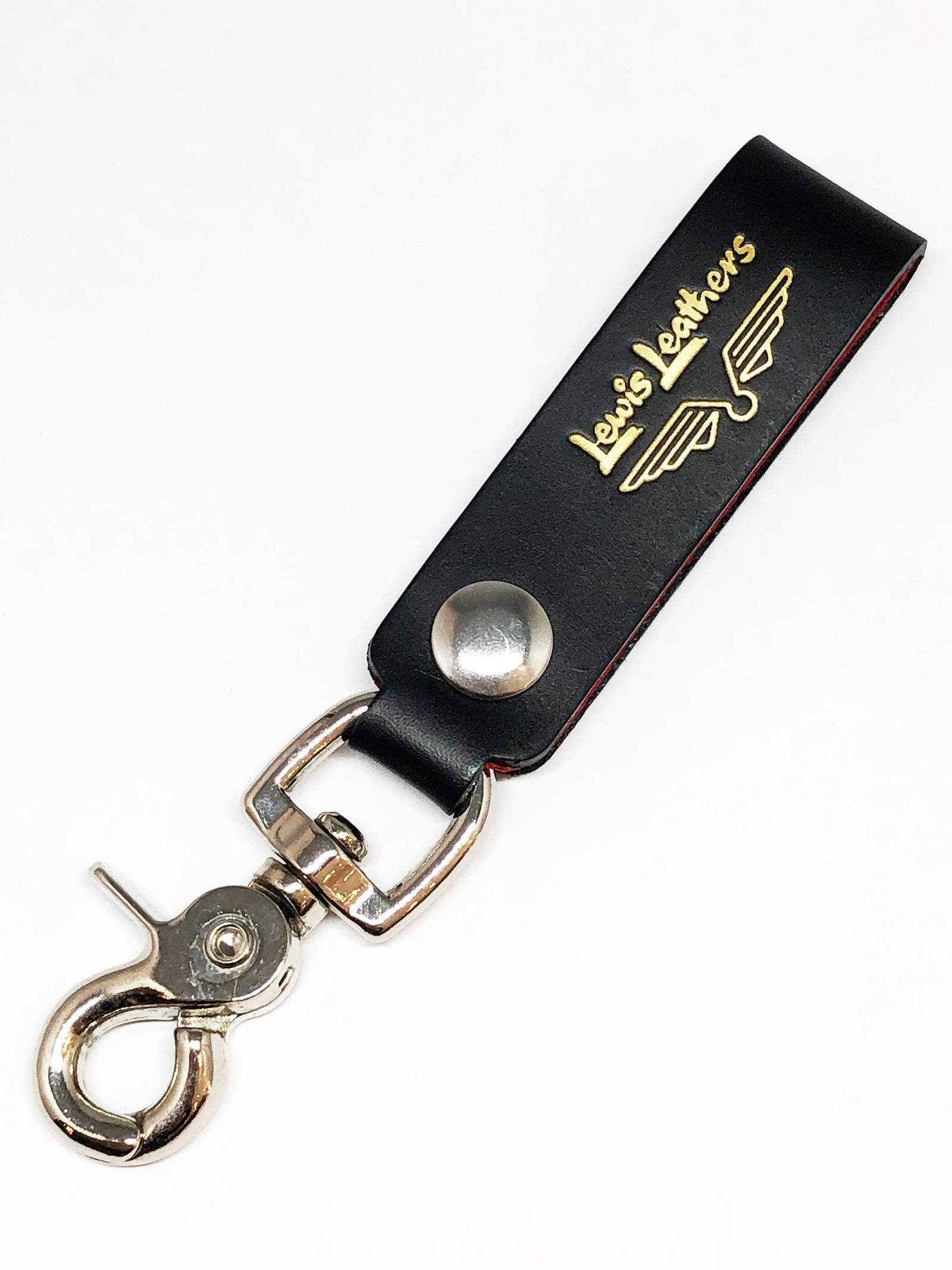 Lewis Leathers - LEWIS LEATHERS BELT LOOP KEYRING Mk2 (BLACK) | SKANDA