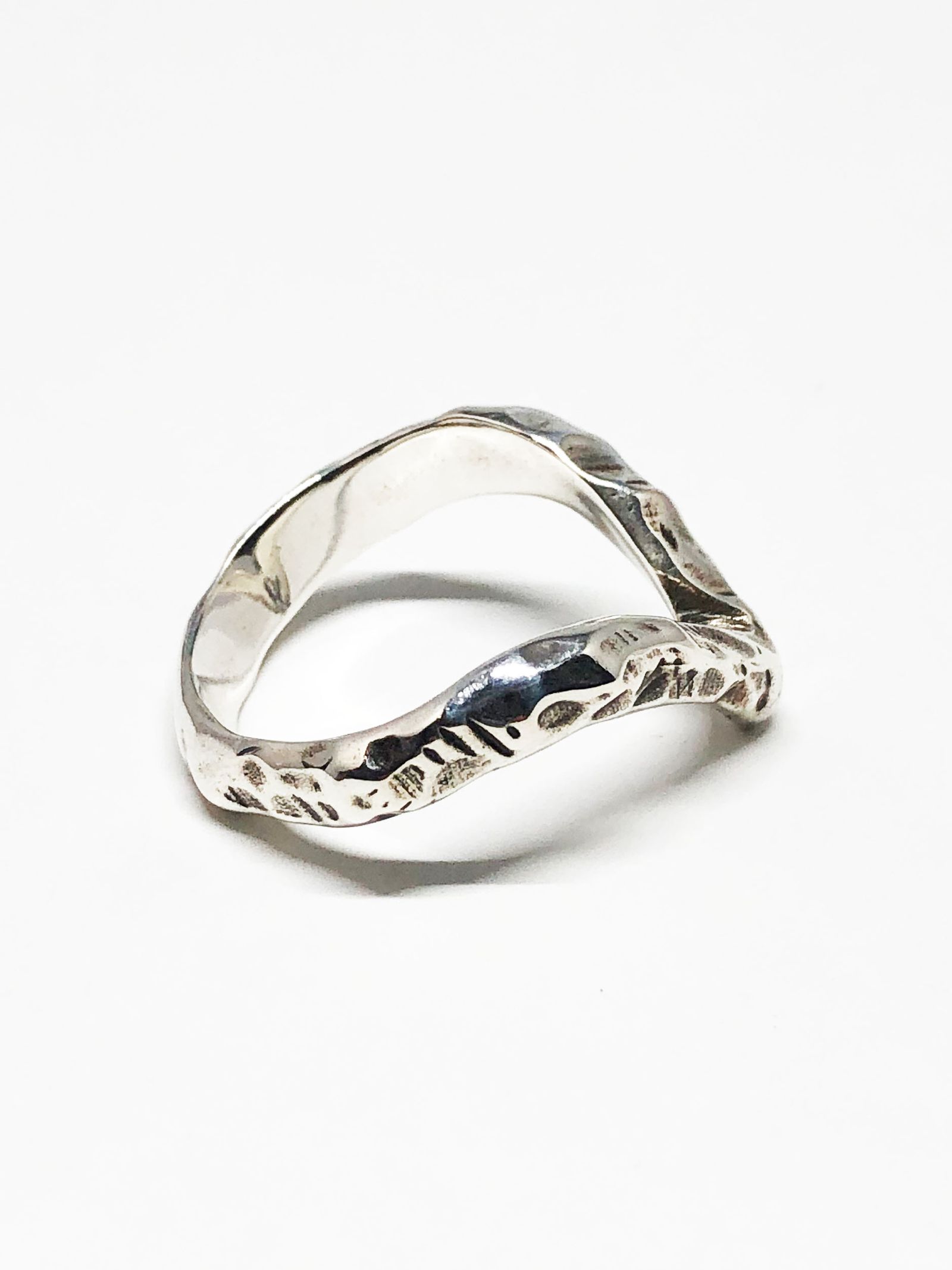 SLIM ROCK RING (SILVER925)