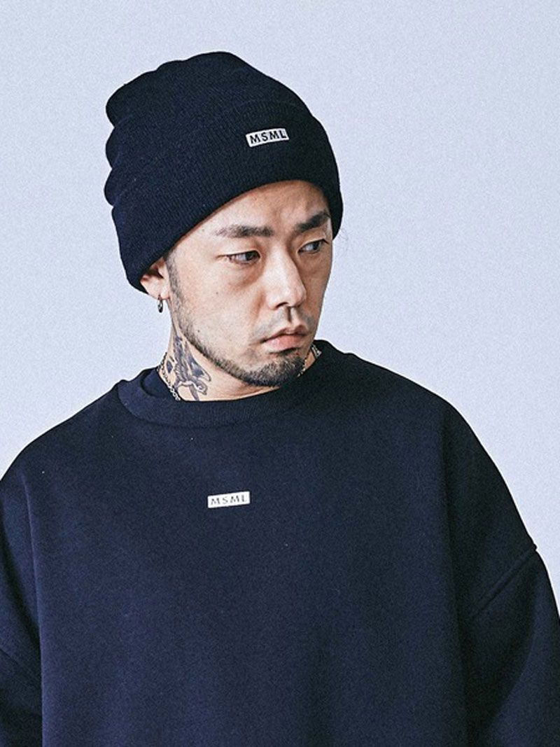 ボックス ロゴ ニットキャップ (ブラック) / BOX LOGO KNIT CAP (BLACK)