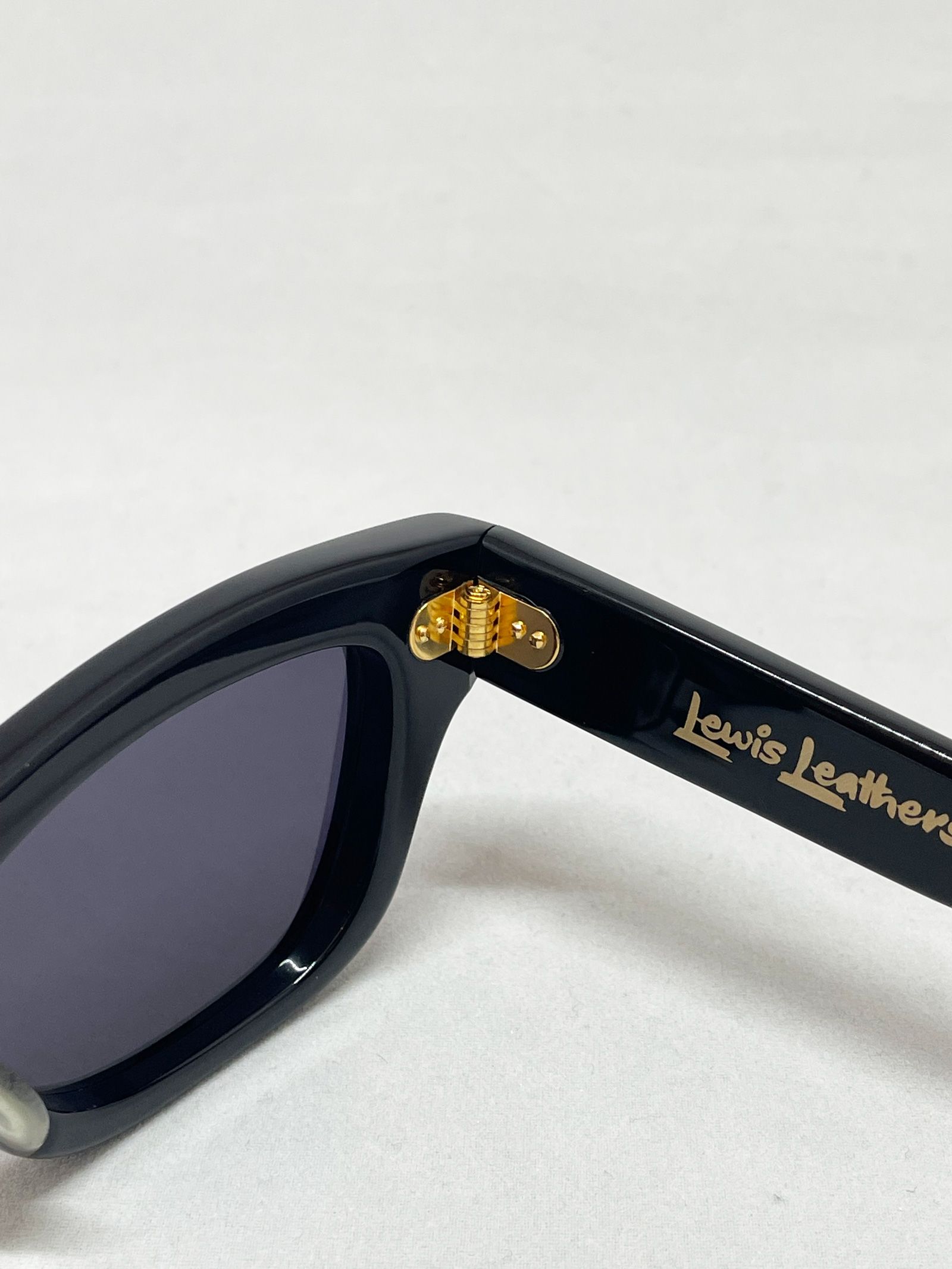 EFFECTOR × LEWIS LEATHERS / AVIAKIT EYEWEAR GOLD HINGES (BLACK LENS)