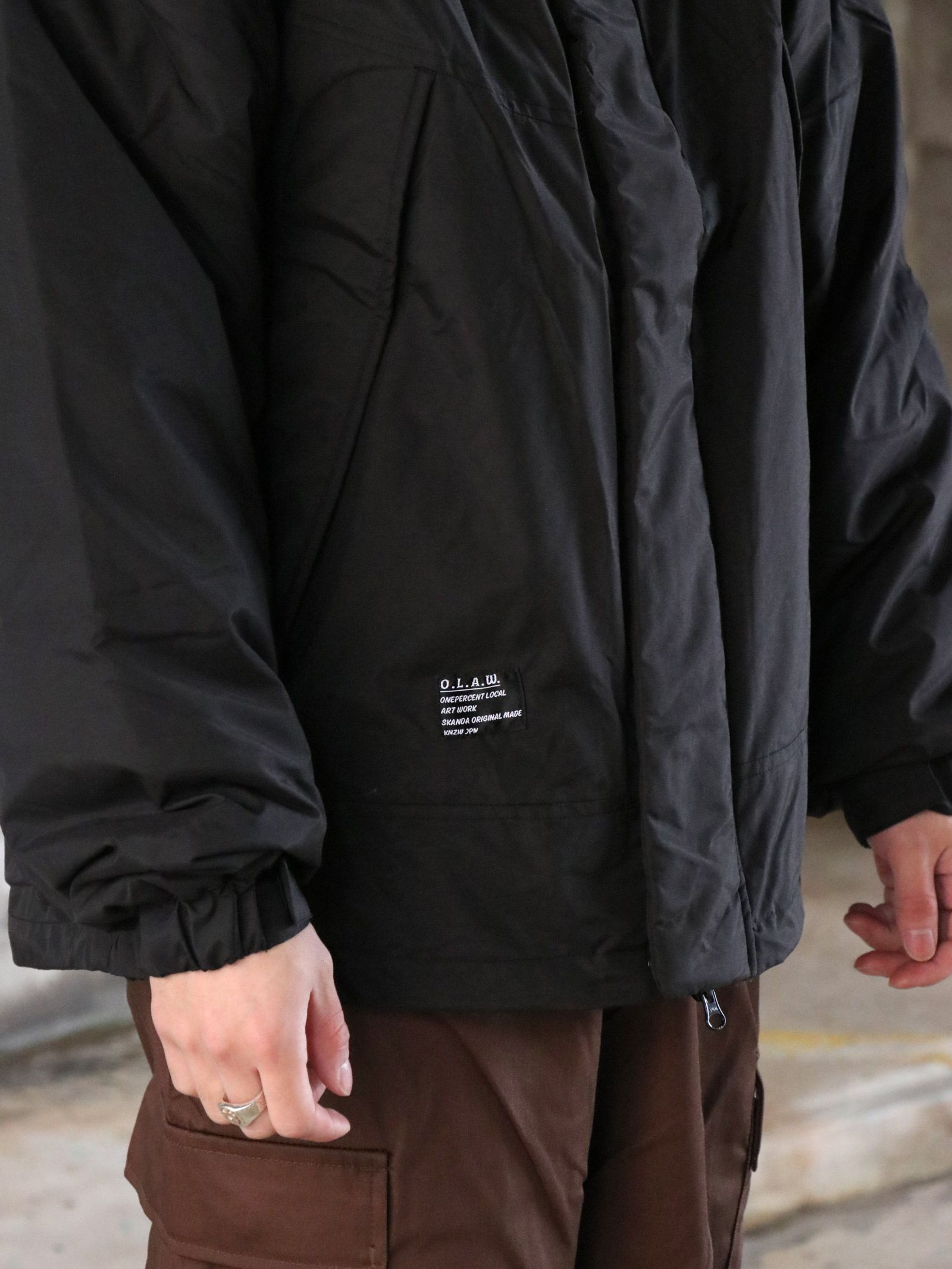 SKANDA REFLECTIVE WARM SHELL JACKET (BLACK)