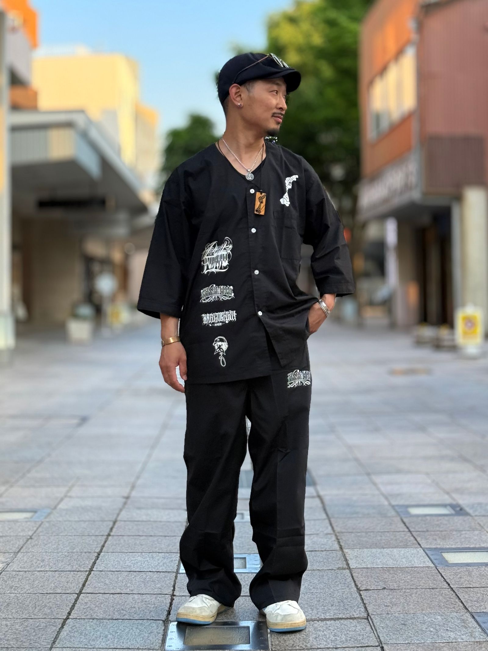 "PRAY FOR NOTO" DABO SHIRT (BLACK)