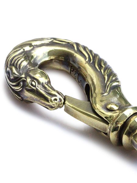 HORSE KEY HOOK (BRASS) M SIZE