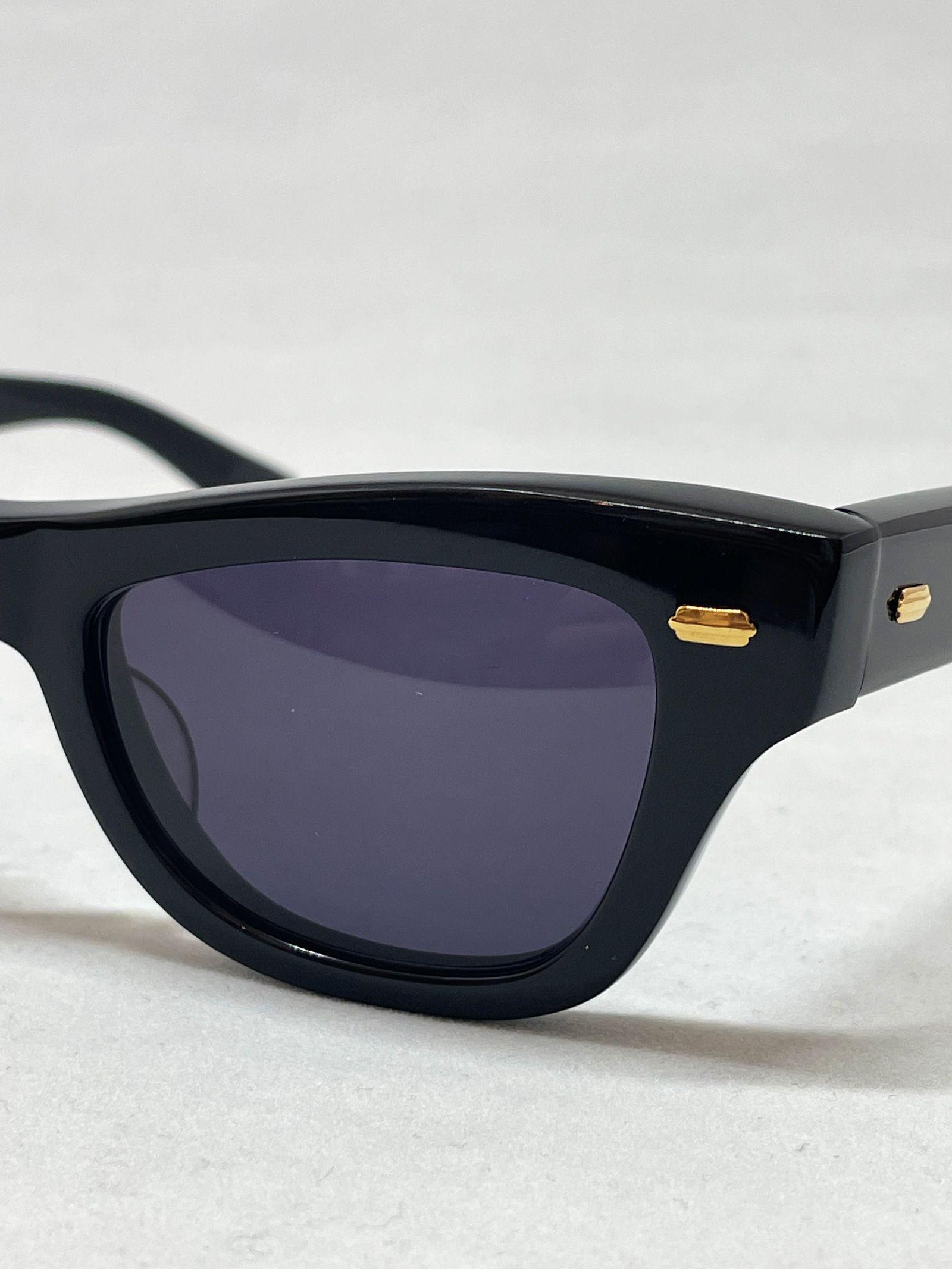 EFFECTOR × LEWIS LEATHERS / AVIAKIT EYEWEAR GOLD HINGES (BLACK LENS)