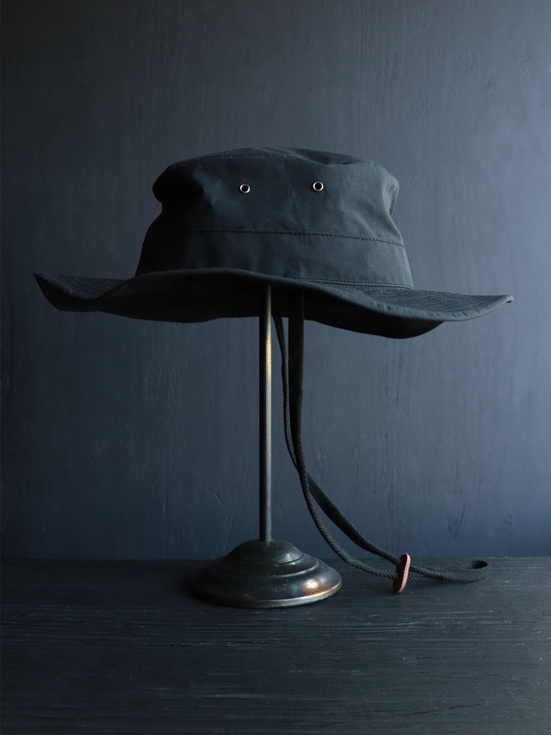 BLACK SIGN - HIGH COUNT WEATHER SAFARI HAT (BLACK) | SKANDA