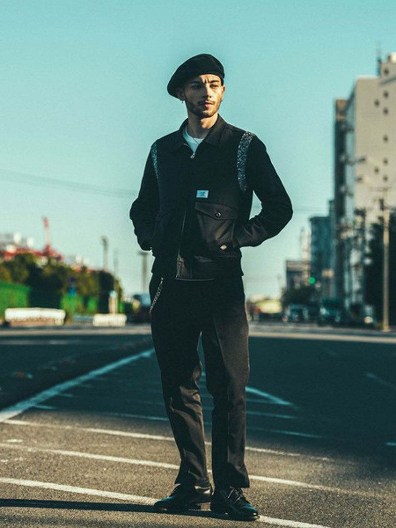 CRIMIE - CRIMIE×Dickies A2 ワークジャケット (ブラック)/ CRIMIE