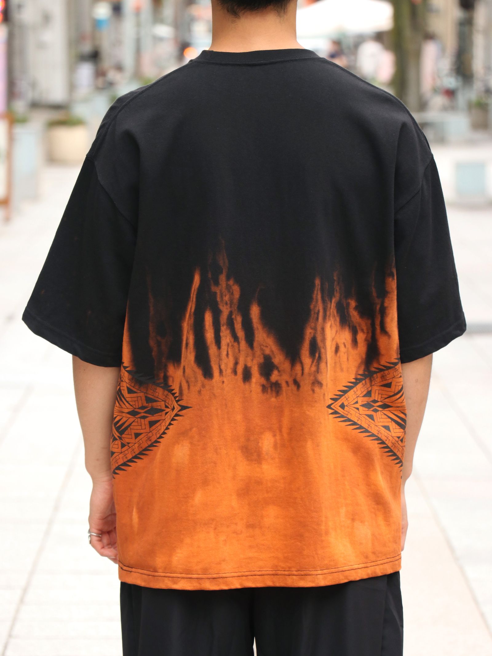 SKANDA オリジナルブリーチ ビッグTシャツ / SKANDA ORIGNAL BLEACH BIG TEE