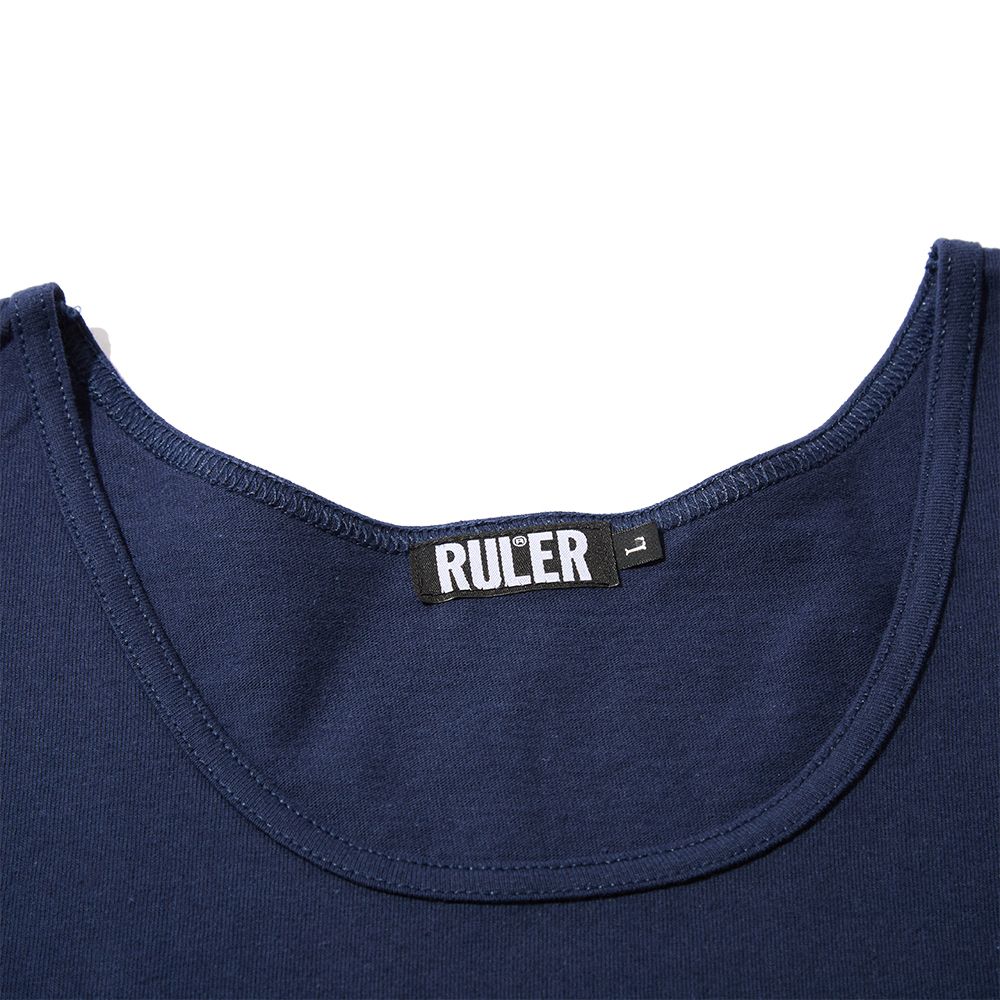 COURAGE BB COTTON TANK TOP (BLACK, NAVY)