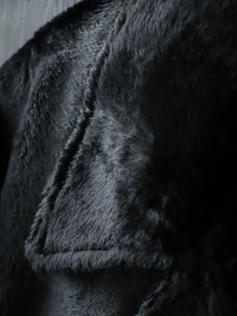 NIGHT WALKER JACKET WITH EMBROIDERY (SHINE BLACK)