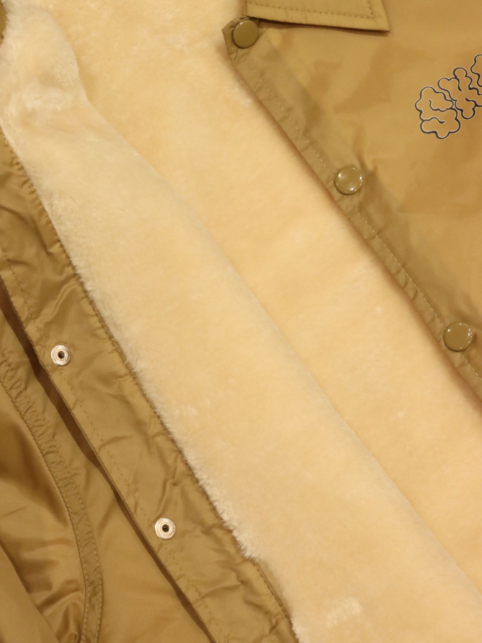 "S" LADY BOA COACH JACKET (BEIGE)