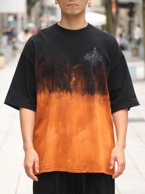 SKANDA オリジナルブリーチ ビッグTシャツ / SKANDA ORIGNAL BLEACH BIG TEE