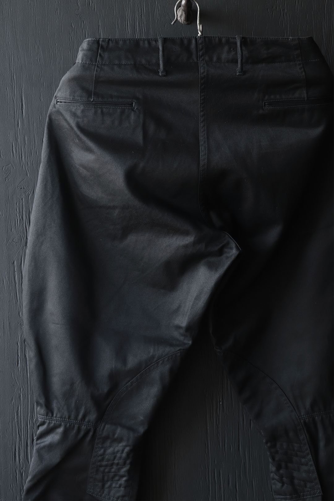 BLACK CHINO SHERIFF BREECHES (MIDNIGHT BLACK)