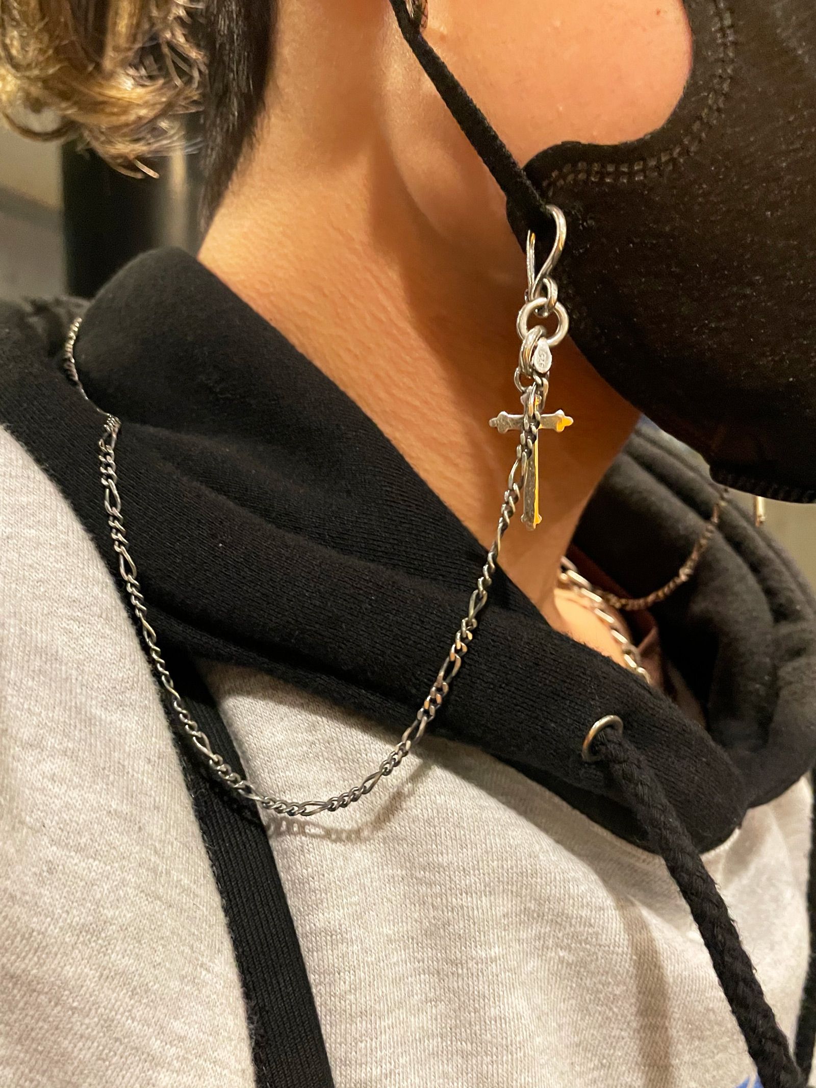 CROSS MASK CHAIN (SILVER925)