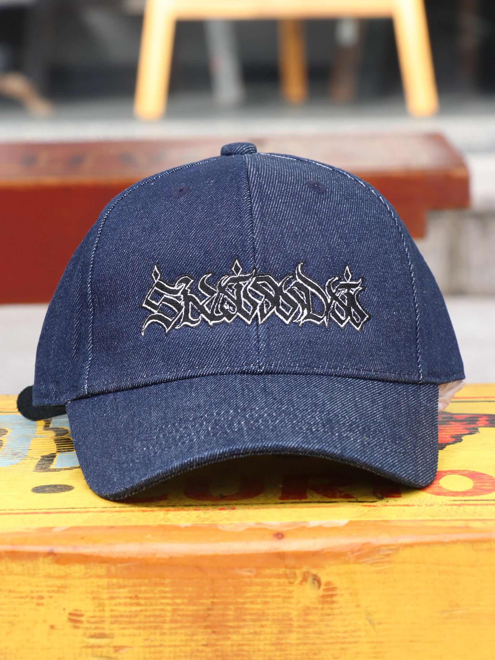 SKANDA カーブバイザーミドルキャップ / SKANDA Curve Visor Middle Cap (DENIM)