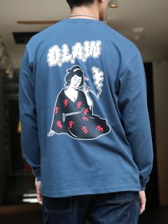 "S"LADY L/S TEE（デニム）