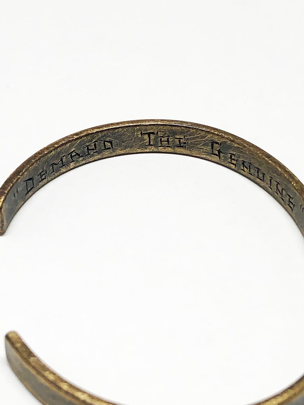 スモール ピース バングル (真鍮 x 銀) / SMALL PEACE BANGLE (BRASS x SILVER)