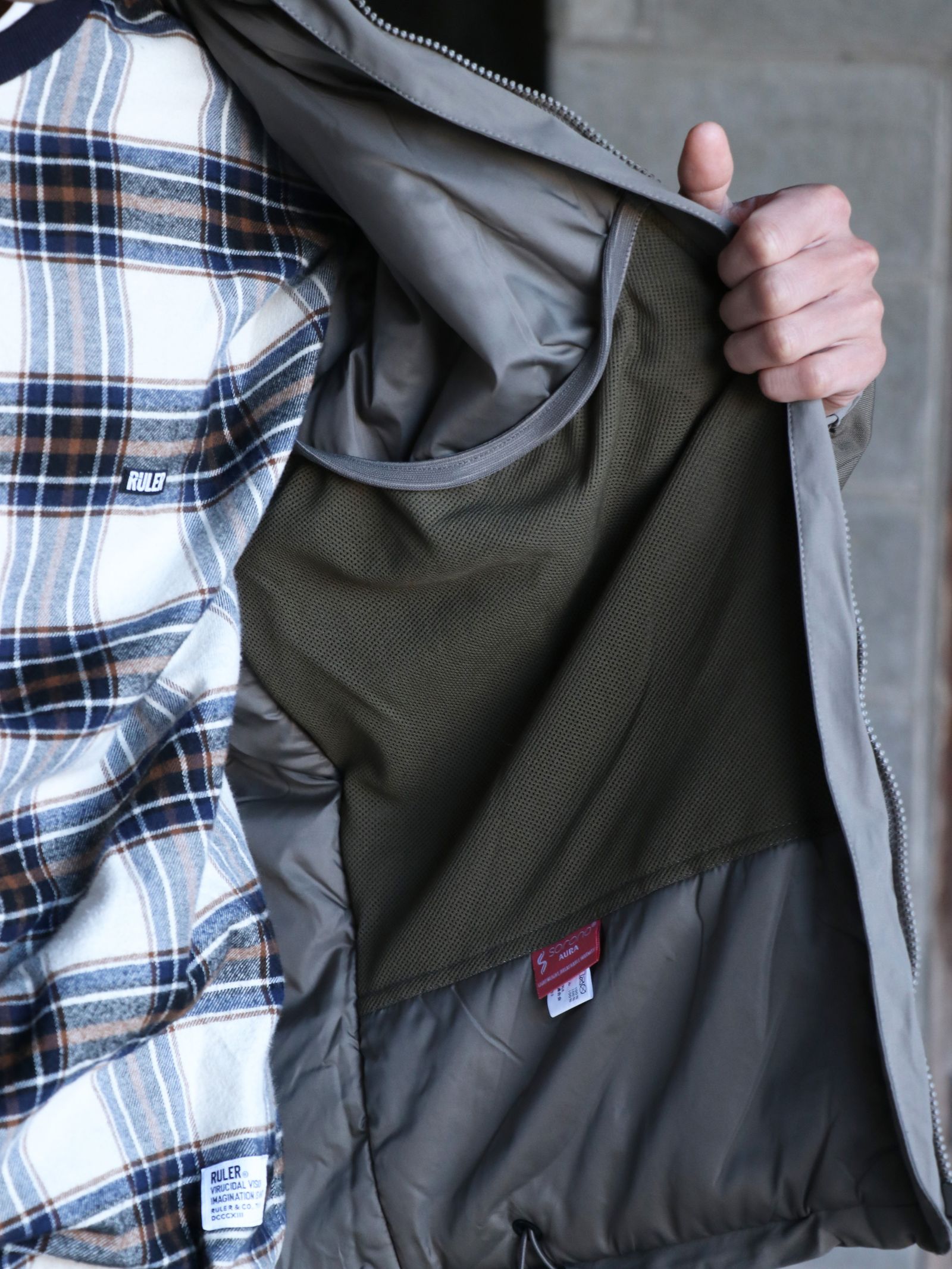 "DARK MATTER" エクワックス ジャケット (グレー)  / "DARK MATTER" ECWCS JACKET (GRAY)