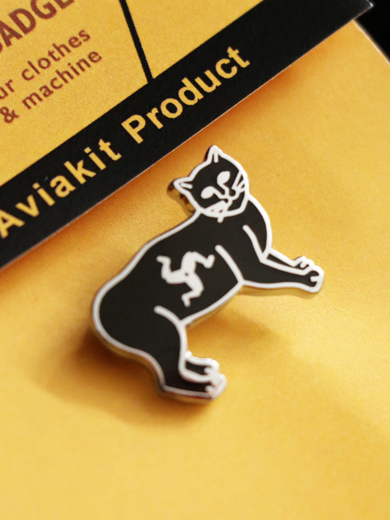 "MANX CAT" BADGE