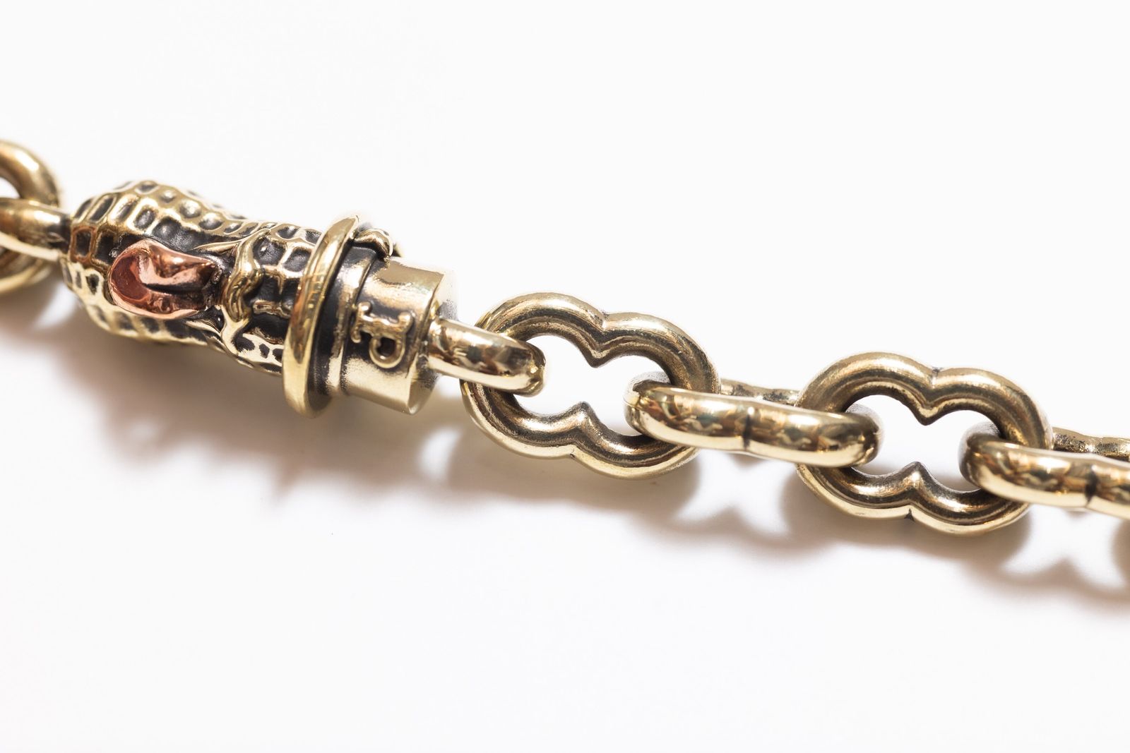 3 PEANUTS WALLET CHAIN （brass）