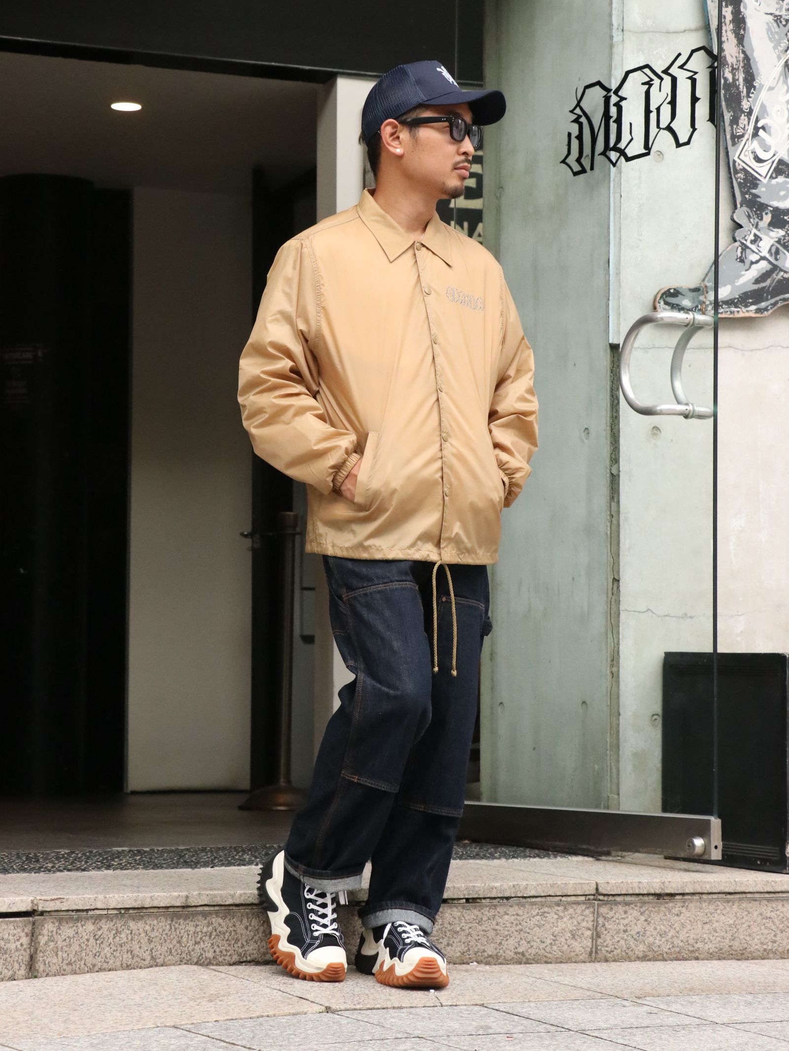"S" LADY BOA COACH JACKET (BEIGE)