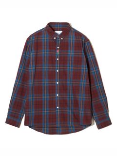 チェック ボタンダウンシャツ / CHECK B.D SHIRT (RED)