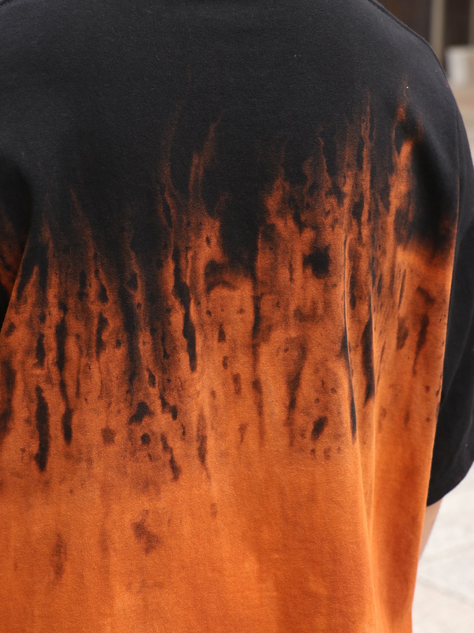SKANDA オリジナルブリーチ ビッグTシャツ / SKANDA ORIGNAL BLEACH BIG TEE
