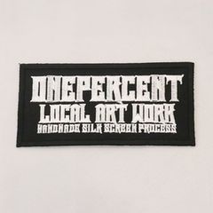 "ONEPERCENT LOCAL ART WORK" WAPPEN (WHITE)