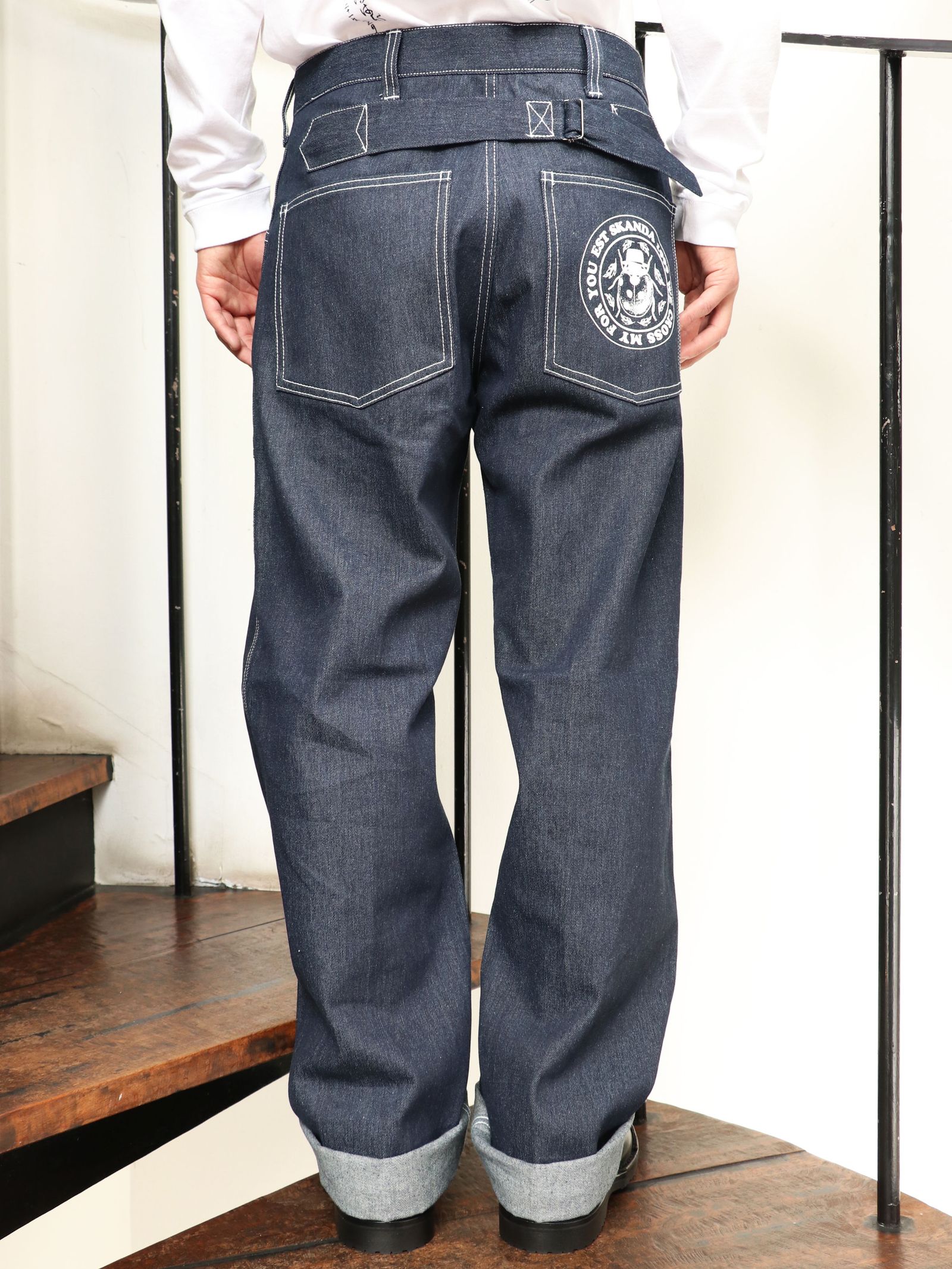 "ladybug" デニムワークパンツ/ "ladybug" DENIM WORK PANTS