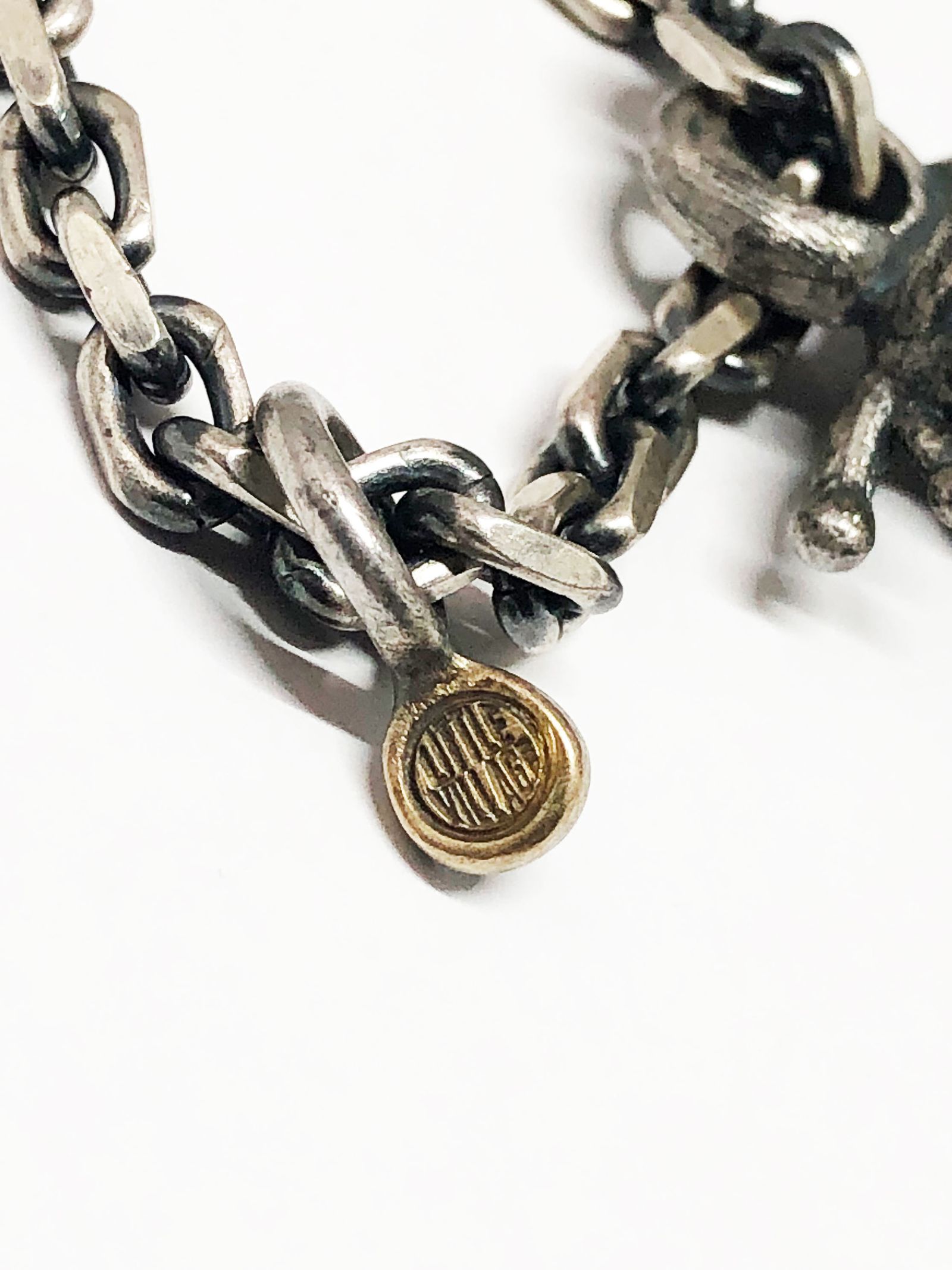 スネイル&スカル カスタムペンダント- マウス&チーズチェーン(L) / Snail & Skull Custom Pendant-LVC "Mouse & Cheese" Chain