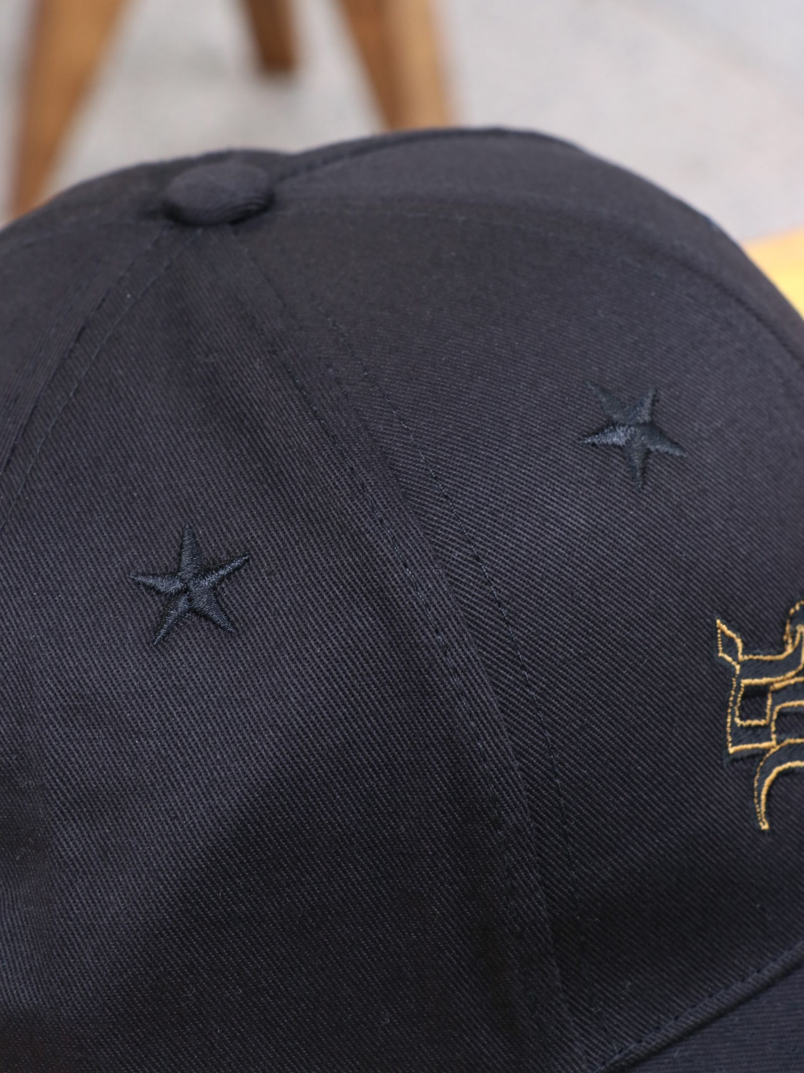 SKANDA カーブバイザーミドルキャップ / SKANDA Curve Visor Middle Cap (BLACK×BLACKSTAR)