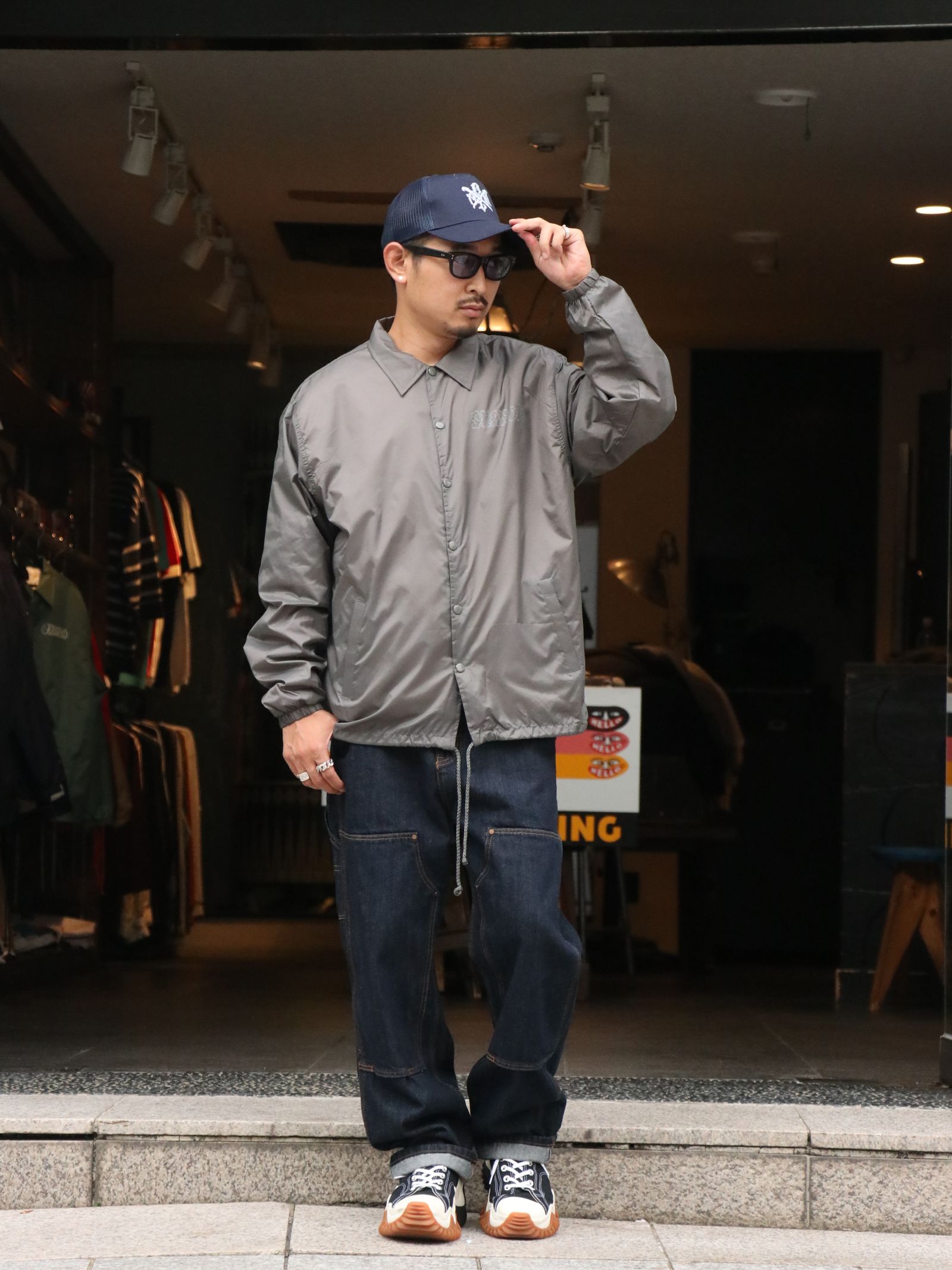 "S" LADY BOA COACH JACKET(CHACOAL GRAY)