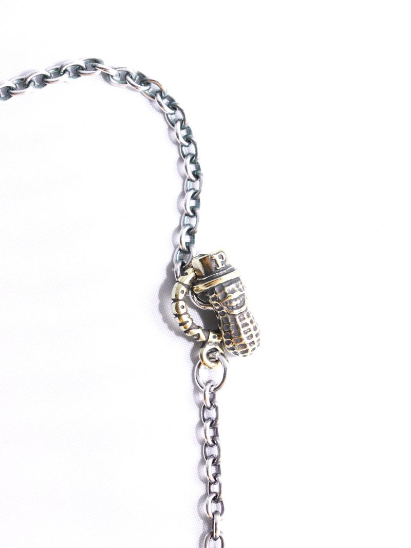 M BUNNY (BRASSxCOPPER) + CHAIN (SILVER925xBRASS)