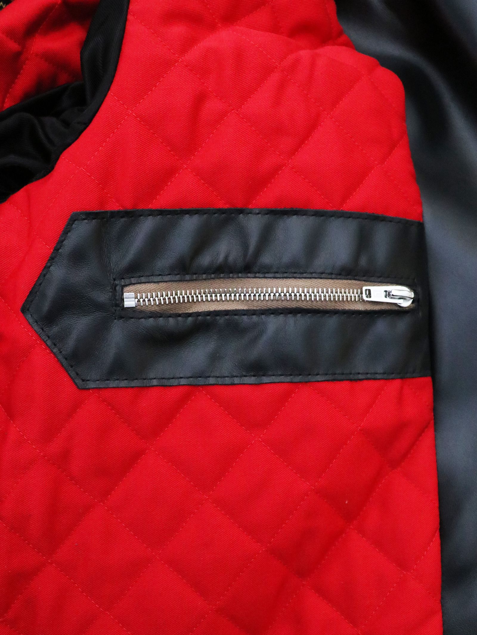 【受注オーダー】メンフィズジャケット (ホースハイド×レッドキルティング) / MEMPHIS JACKET (#723) (HORSE / RED QUILT)