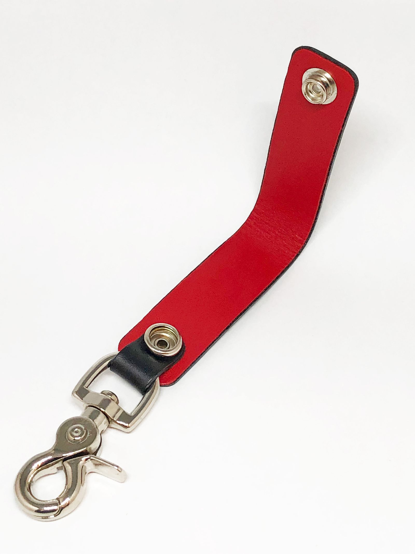 LEWIS LEATHERS BELT LOOP KEYRING Mk2 (BLACK)