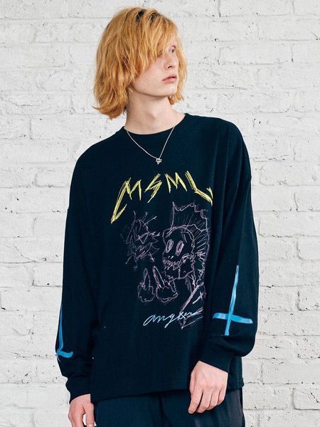 アンガーロングスリーブTシャツ / ANGER LONG SLEEVE TEE