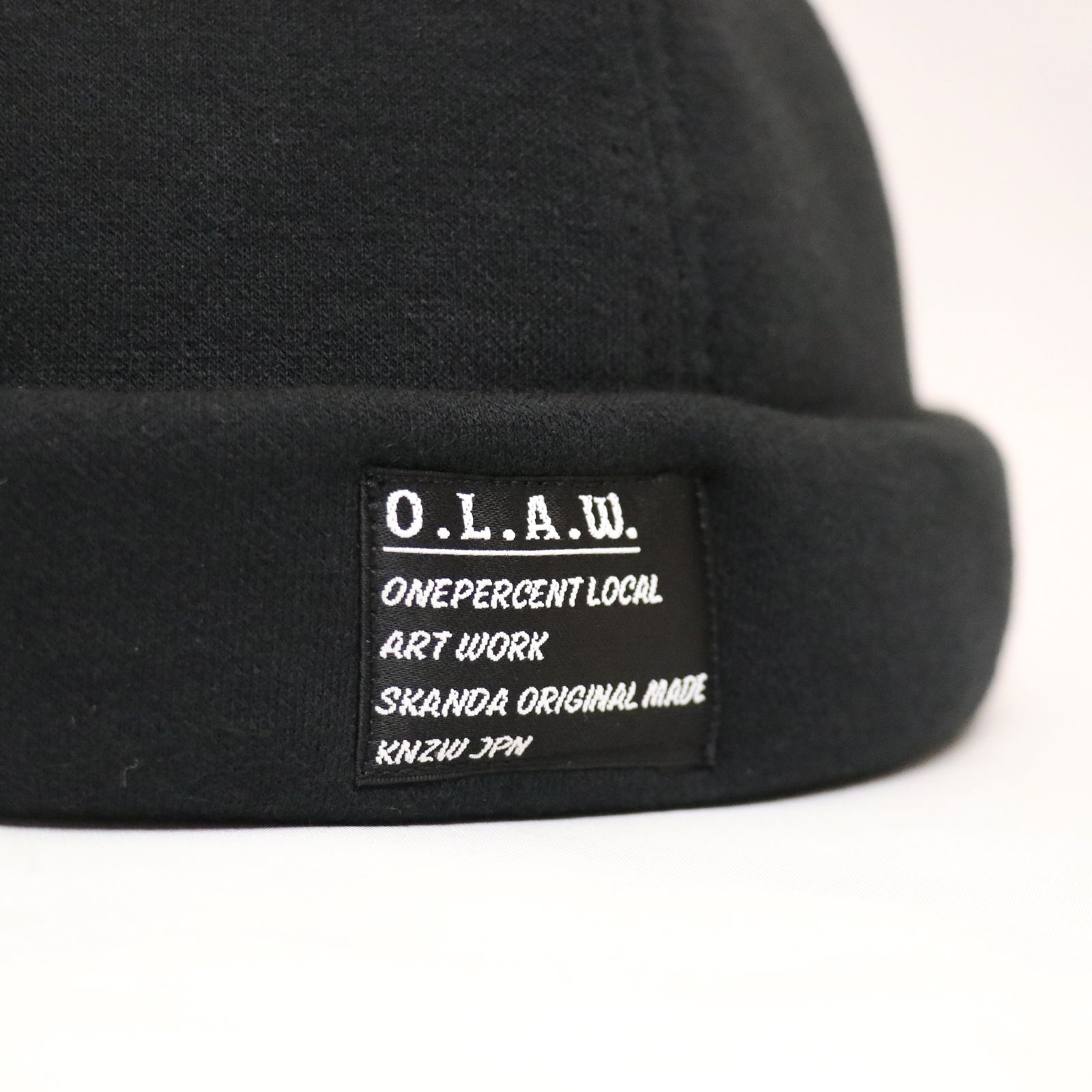 SWEAT FISHERMAN CAP (BLACK)