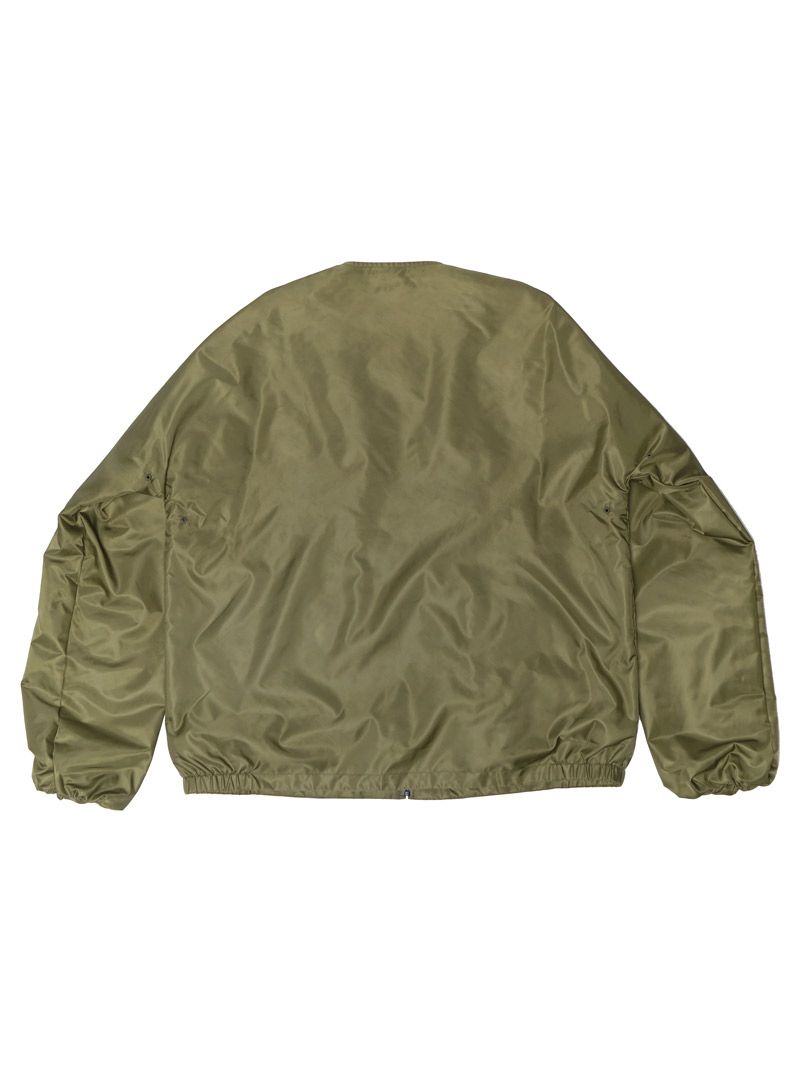 CREW NECK JACKET (OLIVE)