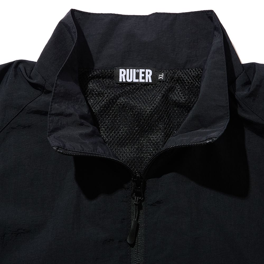 STR NYLON TRACK JACKET (BLACK)