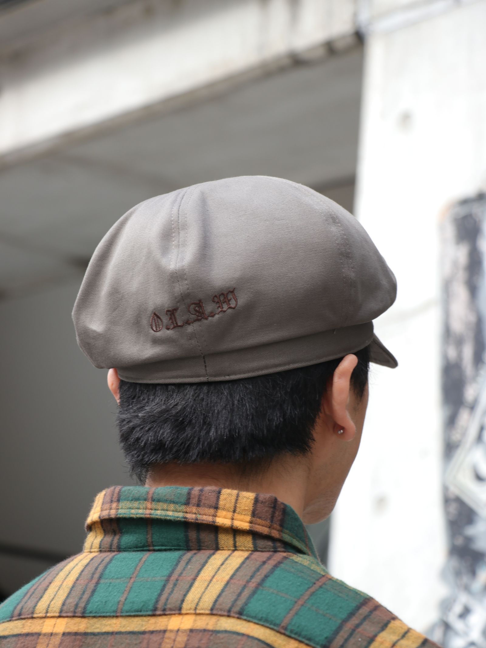 O.L.A.W EMBROIDERY CASQUETTE (MOSS GRAY)