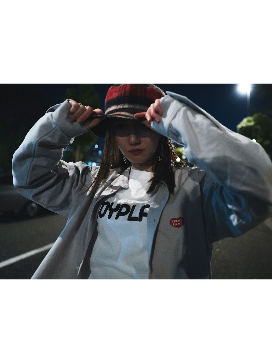 ハートスタンドカラー フランネルシャツ / HEART STAND COLLAR FLANNEL SHIRT