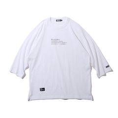 REBELLION RAGRAN 3/4 TEE (WHITE)