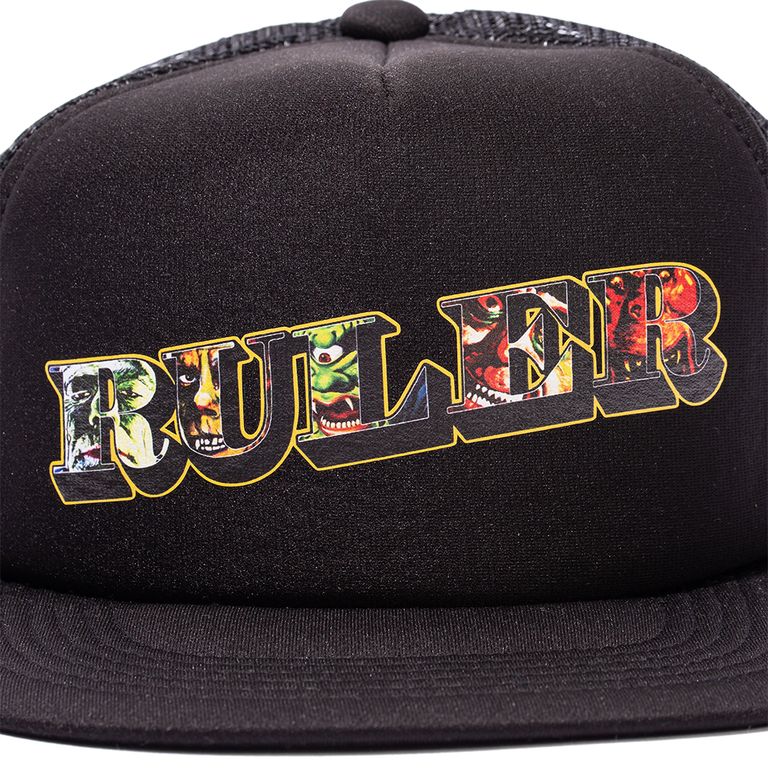 RULER MONSTER MESH CAP (GREEN, NAVY, BROWN, BLACK) SKANDA