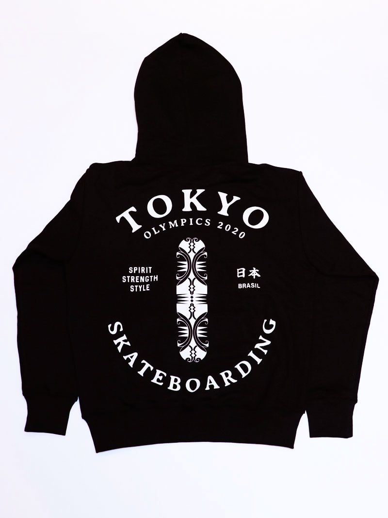 "SKATE BOADING TOKYO 2020" TRIVAL HOODY